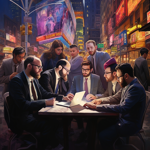 קבוצת ישראלים בניו יורק דנה באסטרטגיות עסקיות